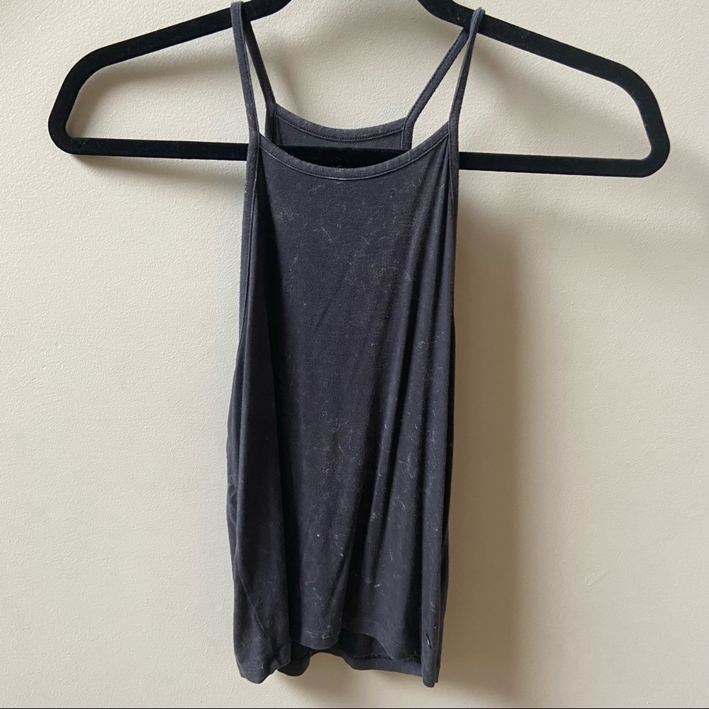 3/$15 American Eagle Navy Blue Halter Tank Top